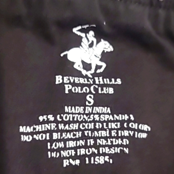 ⭐️ Beverly Hills Polo Club Size Small Black Leggings - Picture 3 of 10